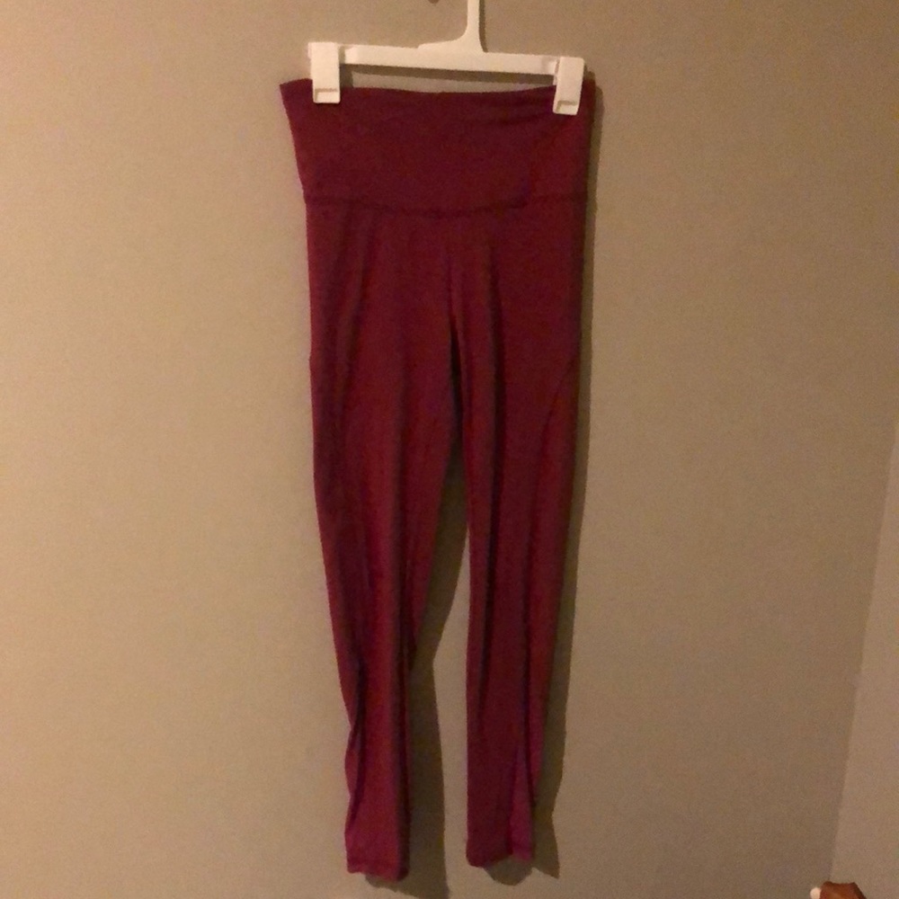 Pink workout leggings